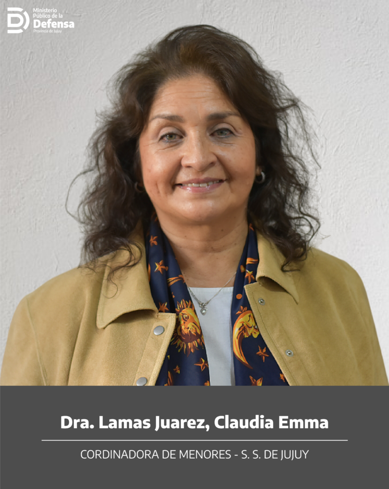 coordinadora menores