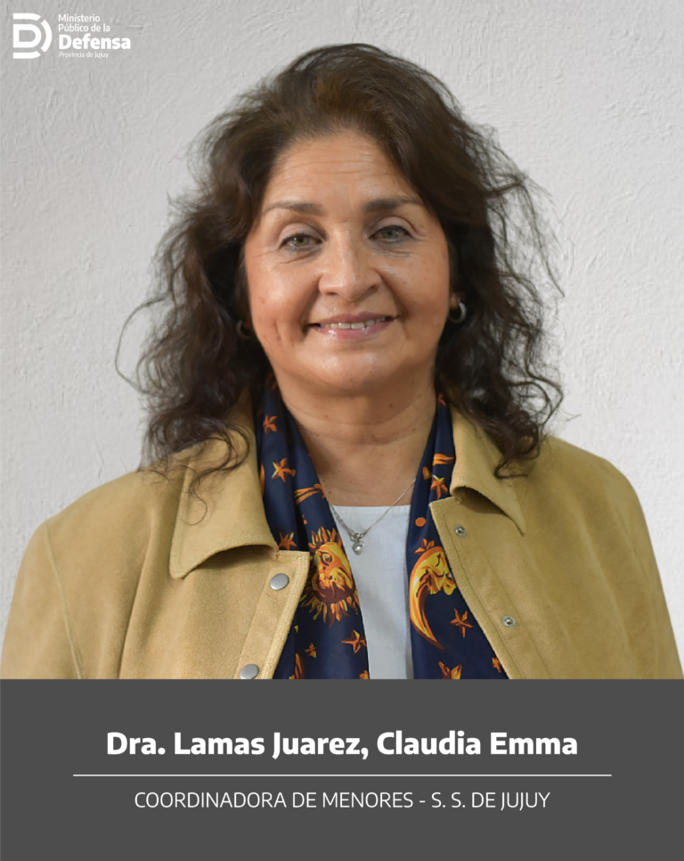 coordinadora menores