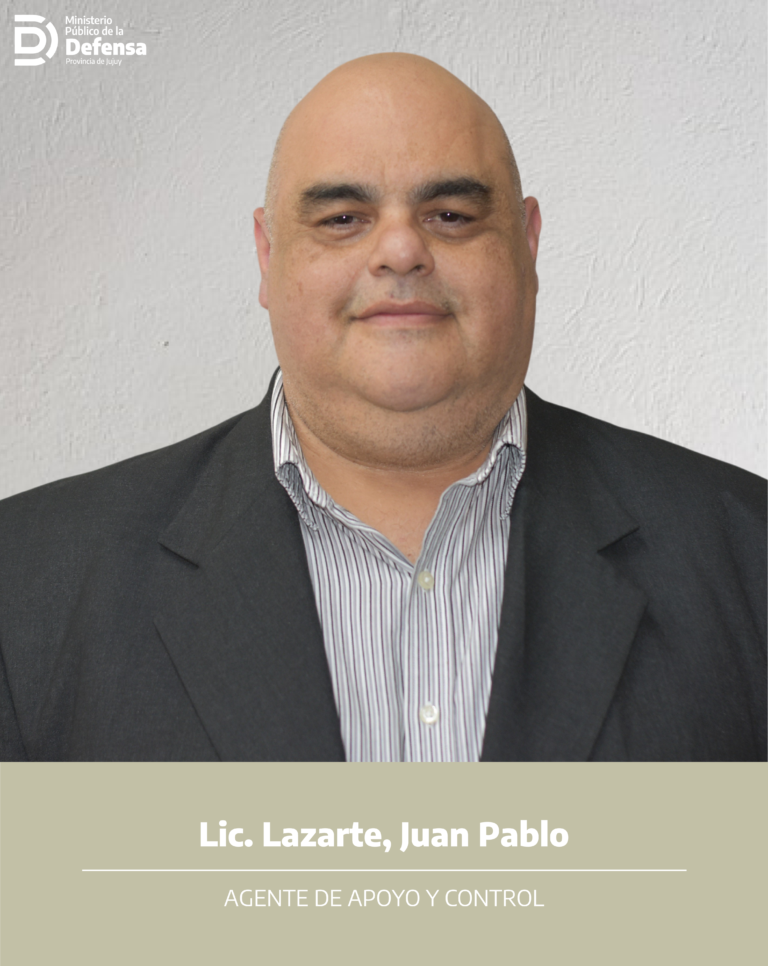 Lic. Lazarte JP