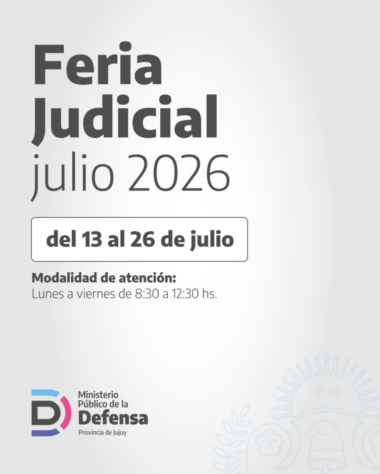 Feria Judicial Julio 0.0